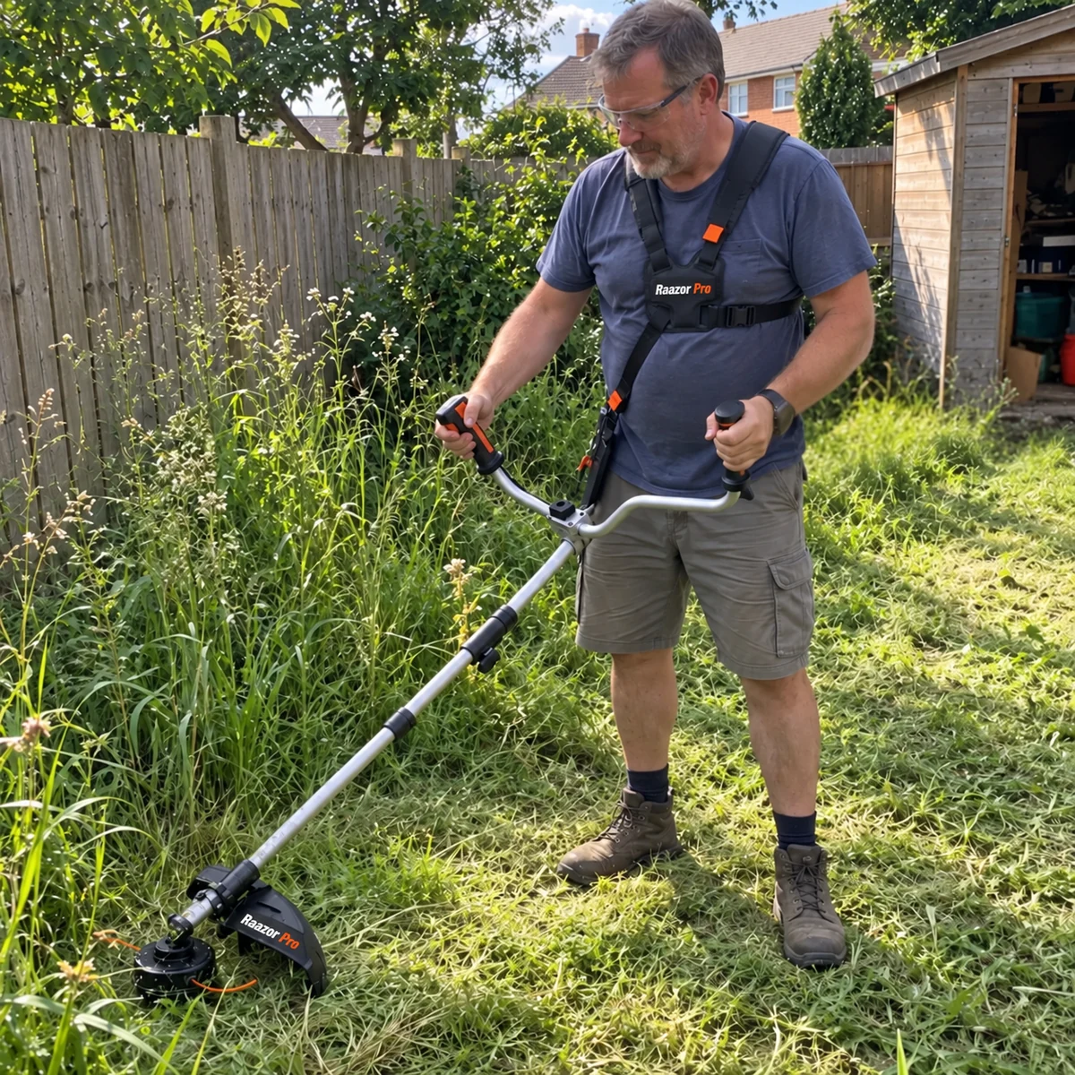 Cliente Raazor Pro nel giardino